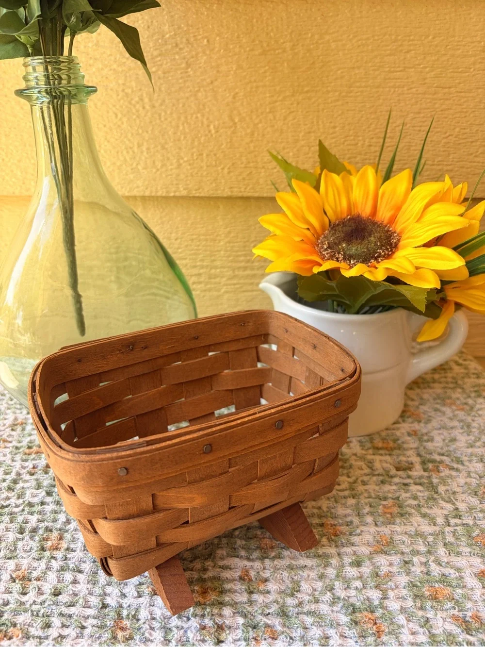Longaberger handwoven basket